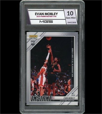 2021 Panini Instant _44 Evan Mobley MGS GRADED 10 ROOKIE Cavaliers RC